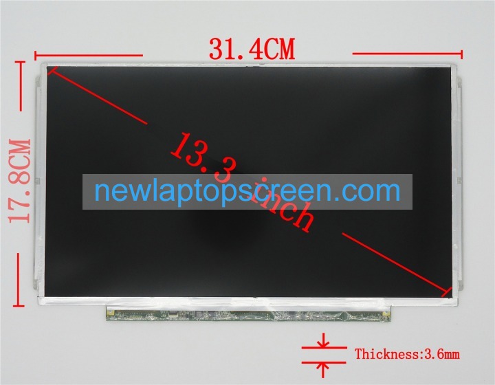 Dell v3300 13.3 inch laptop screens - Click Image to Close
