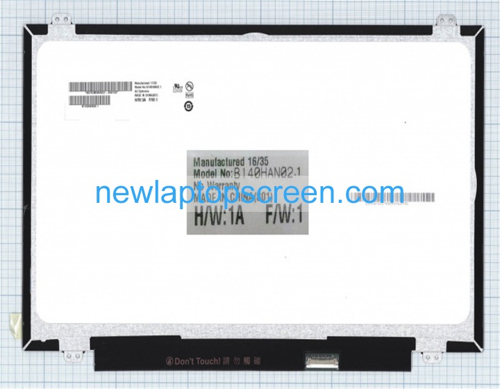 Lenovo thinkpad t460s 20f90057 14 inch laptop schermo - Clicca l'immagine per chiudere