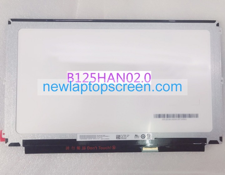 Auo b125han02.0 12.5 inch laptop screens - Click Image to Close