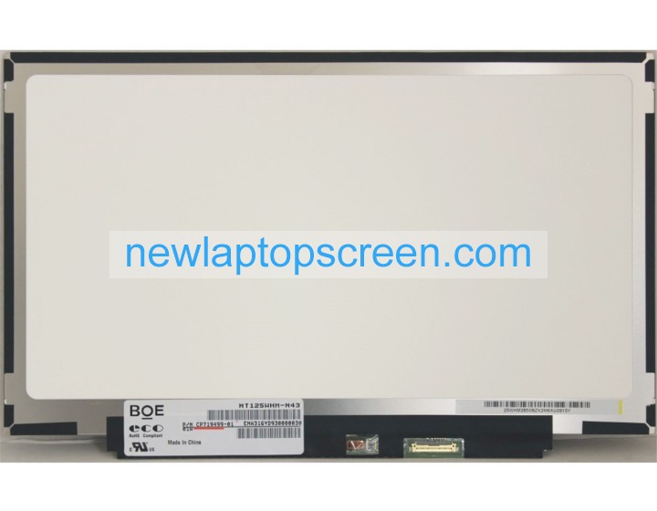 Boe nt125whm-n43 12.5 inch laptop screens - Click Image to Close