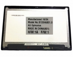 Auo b133hab01.0 hw1a 13.3 inch 筆記本電腦屏幕