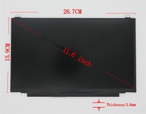 Auo b116xw03 v2 11.6 inch portátil pantallas