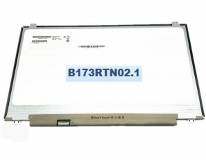 Auo b173rtn02.1 17.3 inch laptop telas